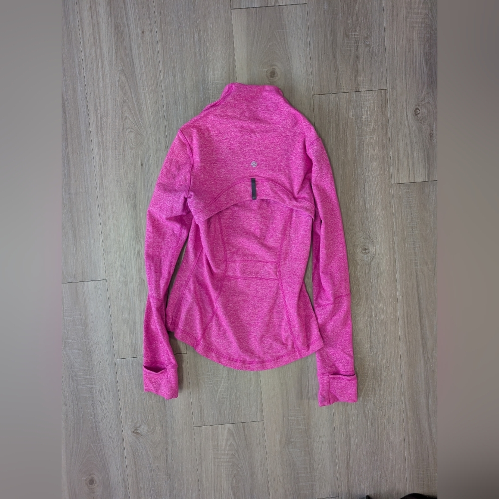 Women's Pink Zip-Up Jacket - Picture 10 of 12